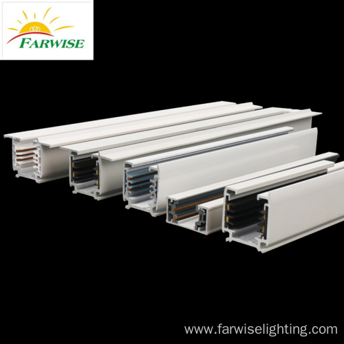 thicken 4wire 3phases aluminum led track profile track lighting rail led lighting rail